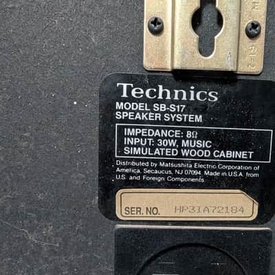 Technics SB-C11 & Sb-S17 Channel Speaker Home Theater Surround Sound Tested image 7