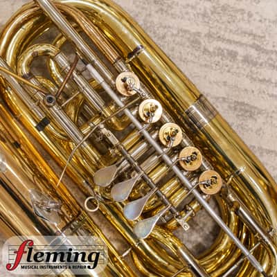 Alexander Model 163 Professional CC Tuba - Rotor Valves, Lacquer image 6
