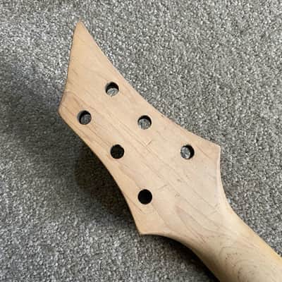 DIY Guitar Maple Wood Neck, 24 Frets Rosewood Fingerboard image 4