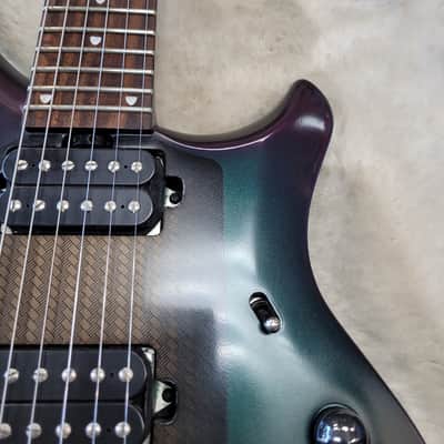 Used Sterling by Music Man John Petrucci Majesty MAJ100 Arctic Dream w/Gig Bag image 9