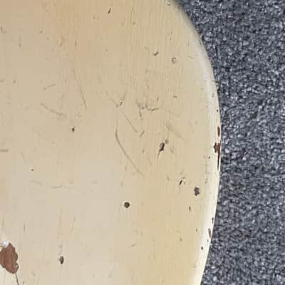 1964 Fender Musicmaster Duo Sonic guitar body white image 4