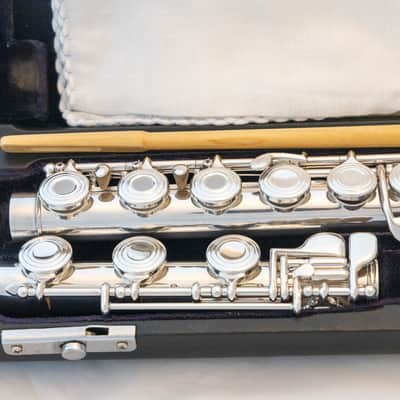 Gemeinhardt KG Special Professional Flute *All Solid Silver *Open-hole *B-Foot *Cleaned & Serviced image 4