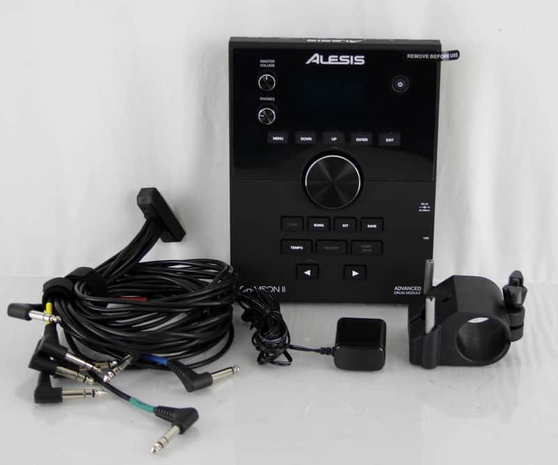 Alesis Crimson II Drum Module, Cable Harness, Power Adapter, | Reverb
