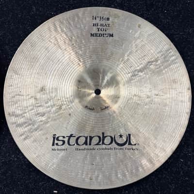 Istanbul Mehmet 14" Traditional Series Medium Hi-Hat Cymbals (Pair) 2010s - Traditional image 9