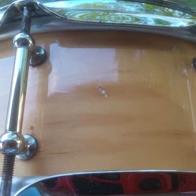 14x5.5" Ludwig Maple snare drum - Natural image 3