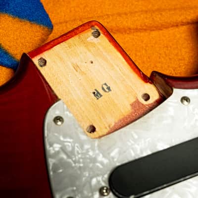 Fender Mustang MG69 MIJ 2012 Candy Apple Red Matching Headstock w/ Gig Bag image 18