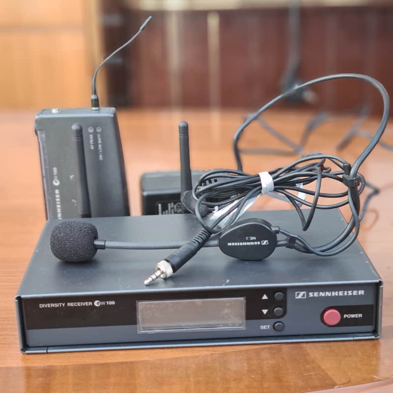 Sennheiser Diversity Reciver IM100+Transmitter ew100+Headmic me3 image 1