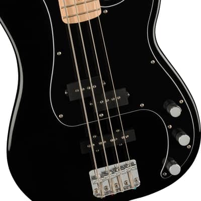 Mint Squier Affinity Precision Bass PJ Pack with Rumble 15 Combo, Laurel Fretboard, Gig Bag  - Black image 6