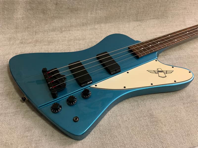 2006 Epiphone Thunderbird Bass Pelham Blue Limited Edition | Reverb