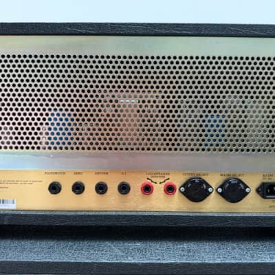 Marshall JCM Slash Signature 2555SL 2-Channel 100-Watt Guitar Amp Head 1996 - 1997 - Black + Original Cabinet image 9
