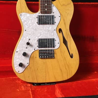 LEFTY! Vintage 1972 Fender Telecaster Thinline Natural Nitro Semi-Hollow Chambered Ash Guitar Seth Lover WR 6.3 lb HSC image 14