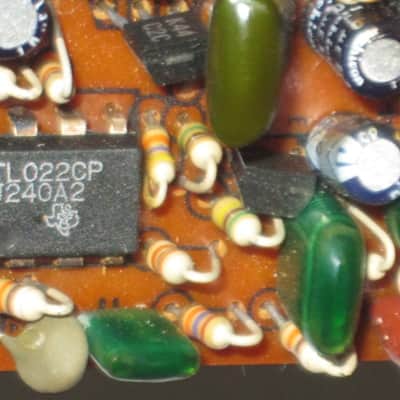 FOR PARTS/FOR REPAIR Ibanez Maxon CS9 from 1982 CIRCUIT BOARD with Mounted Parts, Width Potentiometer +Wires, 2 Other Wires, Power Jack (NO: Switch, OUT Jacks, IN Jack, LED, Other Wires, Battery Clip, External Parts) what's pictured is what's for sale image 11