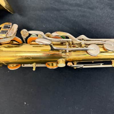Vintage Buescher Aristocrat Bb Tenor Sax Saxophone with Original Case and Mouthpiece image 14