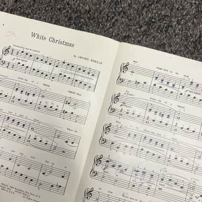White Christmas Simplified Piano Solo image 2