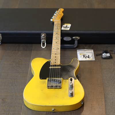 Kelton Swade 1952 Blackguard Tele Style Electric  Guitar Butterscotch Blonde Heavy Relic + Hard Case image 1