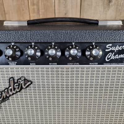 Fender Super Champ Amp Combo 1982 with EV Force 10 Speaker - Black image 10