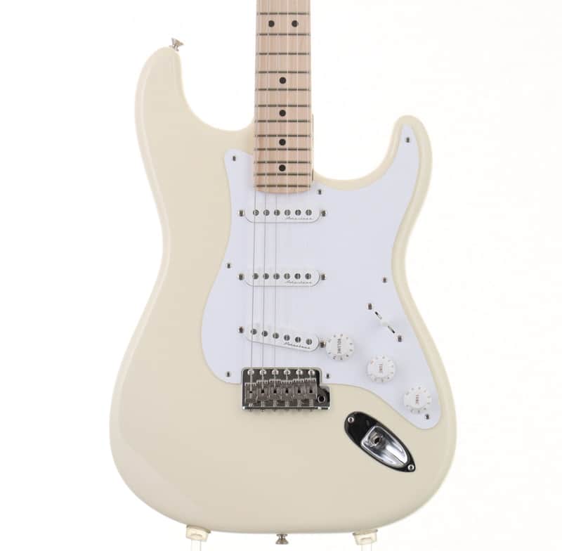 FENDER USA Eric Clapton Stratocaster NOISELESS Maple Olympic White [US22089341] (07/22)