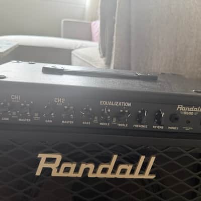 Randall RG80 80-Watt 1x12" Solid State Guitar Combo 2010s - Black imagen 2