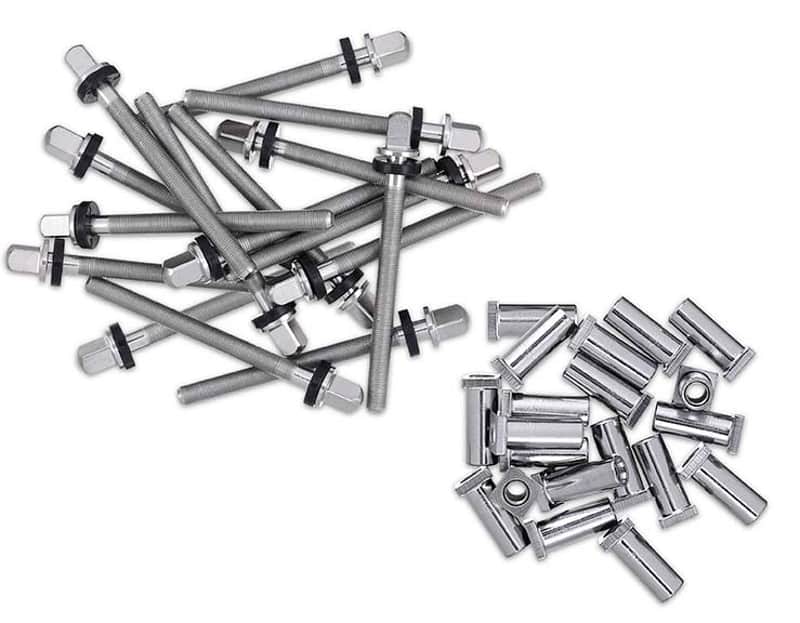 DW 16 pk True-Pitch® 50 tom rods for 14-18 inch toms w/receivers image 1