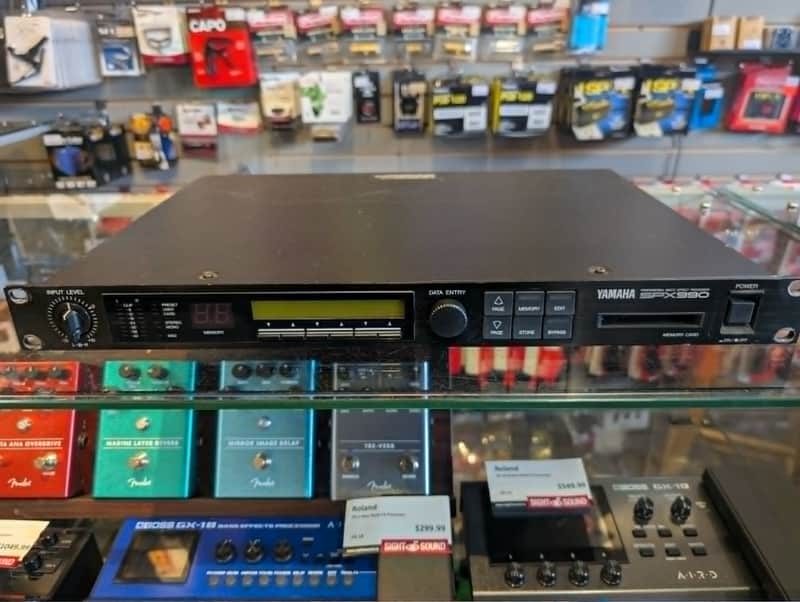 Yamaha SPX990 Professional Multi-Effect Processor 1990s - Black image 1