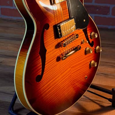 Yamaha SA2200 Violin Semi-Hollow Electric Guitar - Violin Sunburst image 13