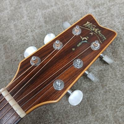 1995 Washburn D-68SW w/ Hard Shell Case image 11