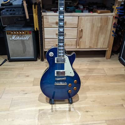 Epiphone Les Paul Standard Pro Trans Blue Burst (2017) with Coil-Splitting image 2