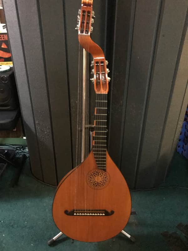 Crafton Swedish Lute 1950 Natural Mahogany image 1