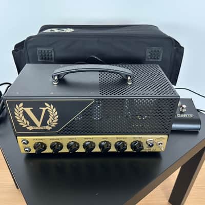 Victory Amps Sheriff 22 Compact Series 2-Channel 22-Watt Guitar Amp Head 2010s - Black/Gold MINT image 5