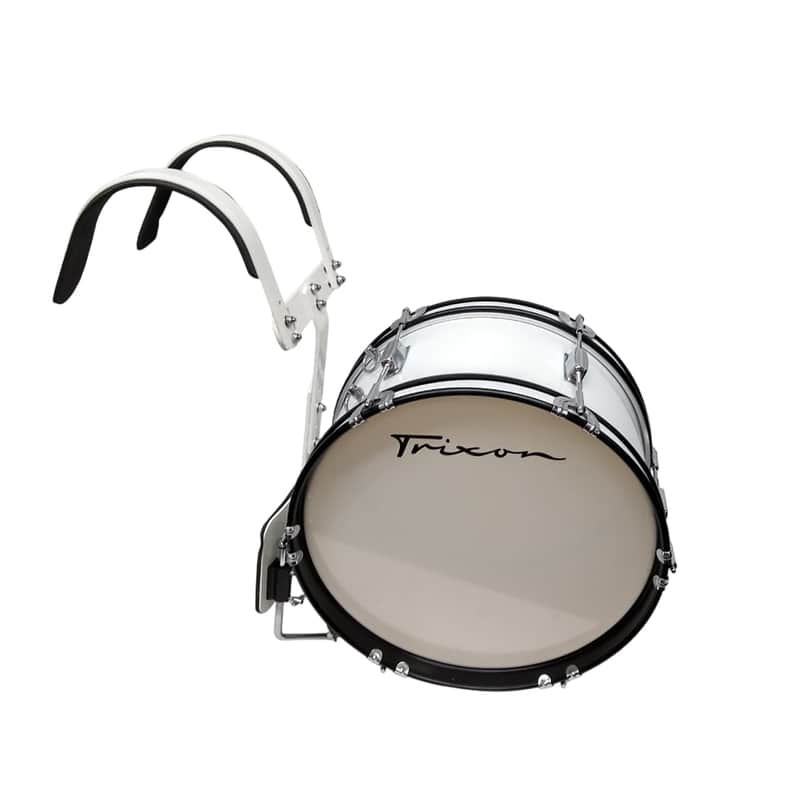 Trixon Junior Series II Marching Bass Drum – White image 1