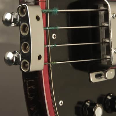 1966 AMPEG AEB-1 Scroll Bass w/original case & paperwork image 4