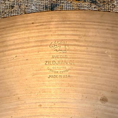 THIN DRY COMPLEX Vintage Zildjian 1950s 22” Ride ONLY 2585 g Hand Hammered Old School Gorgeous! image 3