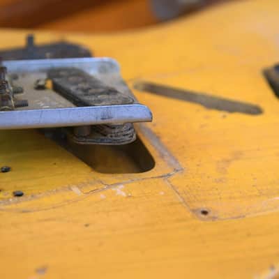 Left handed Lefty LH Fender Telecaster 1951 Butterscotch-The First One EVER Made WATCH THE VIDEO image 9