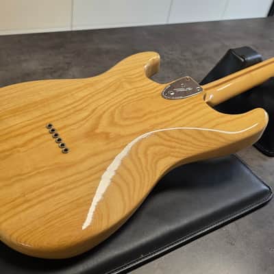 1977 Fender Stratocaster Hardtail Natural Ash Vintage 70s American USA Strat HT Hard Tail 1970's Guitar image 19