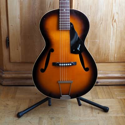 VIDEO! 1973 Framus 5/51 Studio "parlor-sized" Archtop - made in Germany - pro setup, player ready image 2