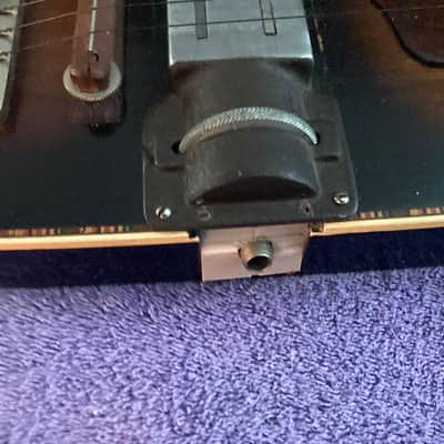 Regal LAP STEEL 40's ? - ANTIQUE BROWN SUNBURST Good Condition image 14