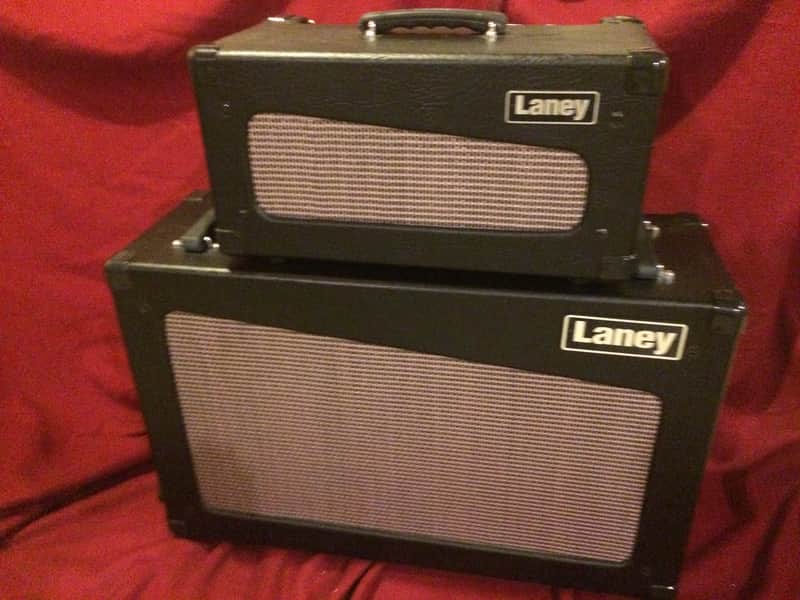 Laney CUB-HEAD and CUB-CAB 15-Watt 2x12" Guitar Half Stack image 1
