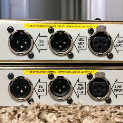 AMEK 9098 Preamp / Equalizer By Rupert Neve - Pair in Mint Condition - Close SN image 11