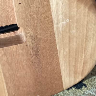 Unknown Double Cut S- Style Replacement Body - Unfinished Natural image 4