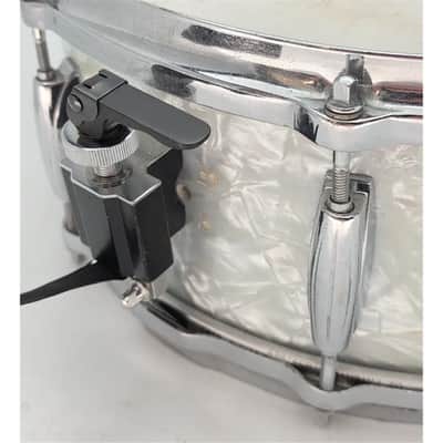 Used Vintage Gretsch Snare Drum White Marine Pearl - Fair image 11
