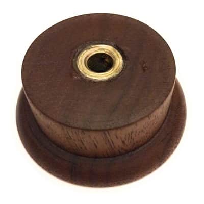 Solid Walnut Reproduction 1938 Zenith Shutter Dial Tuning Style Radio Knob-Solid Walnut Reproduction 1938 Zenith Shutter Dial Tuning Style Knob image 2