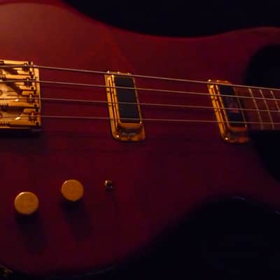 Rickenbacker 4004 CII Cheyenne 2008 Translucent Red Flamed Maple/Walnut with Bubinga Fretboard image 25