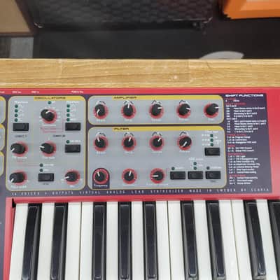 Nord Lead 2 49-Key 12-Voice Polyphonic Synthesizer - Red image 4