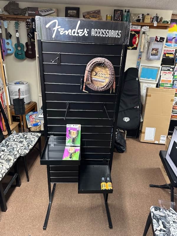 Fender Accessories Commercial Double Sided Floor Display w/ 37 Hooks and 2 Baskets image 1
