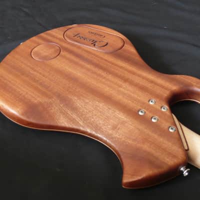 Thomas Cherry Guitar Used Custom Boutique "Jaeloe" style electric guitar. One of a kind. 2025 - Natural bare wood open grained oil finish image 19