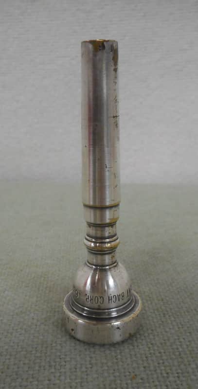 Bach 6BM Trumpet Mouthpiece Mid 2000's - Silver Plate image 1