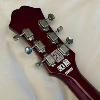 2012 Epiphone Casino - Last of the Made in Korea (MIK) Casinos - Cherry - Free Pro Setup - 5.9 lbs image 18