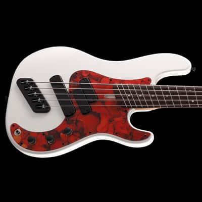 Dingwall SP1 - 5 String BASS - MATTE DUCATI WHITE - NEW, (Authorized Dealer) image 3