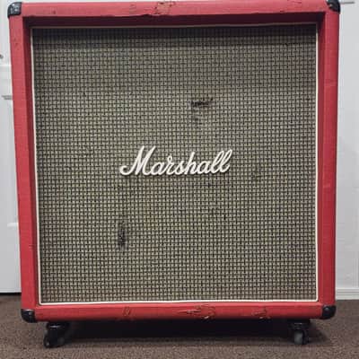 1976 Marshall Rare Red Straight B Checkerboard Cabinet Black Backs image 1