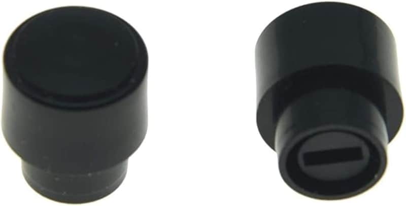 Pack of 2 Black Barrel Switch Tip 3 Way or 4 Way Pickup Selector Switch Knobs for USA Tele/Telecaster image 1